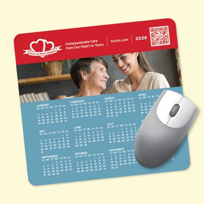 Origin'L Fabric® 7.5"x8"x1/4" Calendar Mouse Pad
